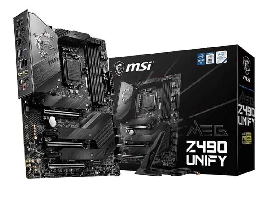 MSI MEG Z490 Unify – Best High-end motherboard for Intel Core i7-10700k