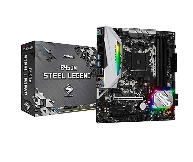 ASRock B450 Steel Legend – Best B450 Motherboards for AMD Ryzen 9 3900X