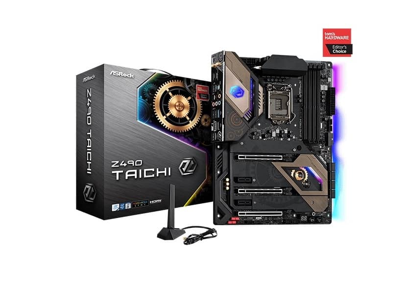 ASRock Z490 Taichi - Best affordable Z490 Motherboard for Intel Core i7 - 10700K