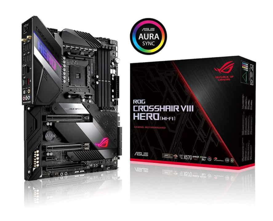 Asus ROG X570 Crosshair VIII Hero (Wi-Fi) – Best high-end motherboard for Ryzen 9 3900X