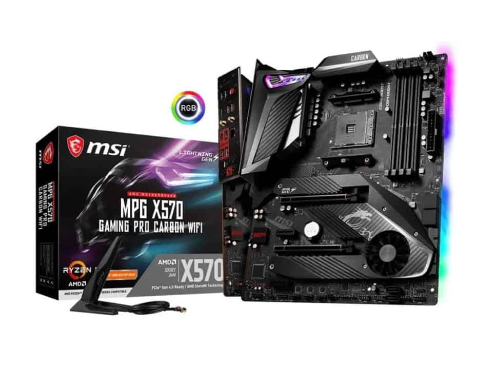 MSI MPG X570 Gaming Pro Carbon Wi-Fi – Best mid-range motherboards for Ryzen 9 3900X
